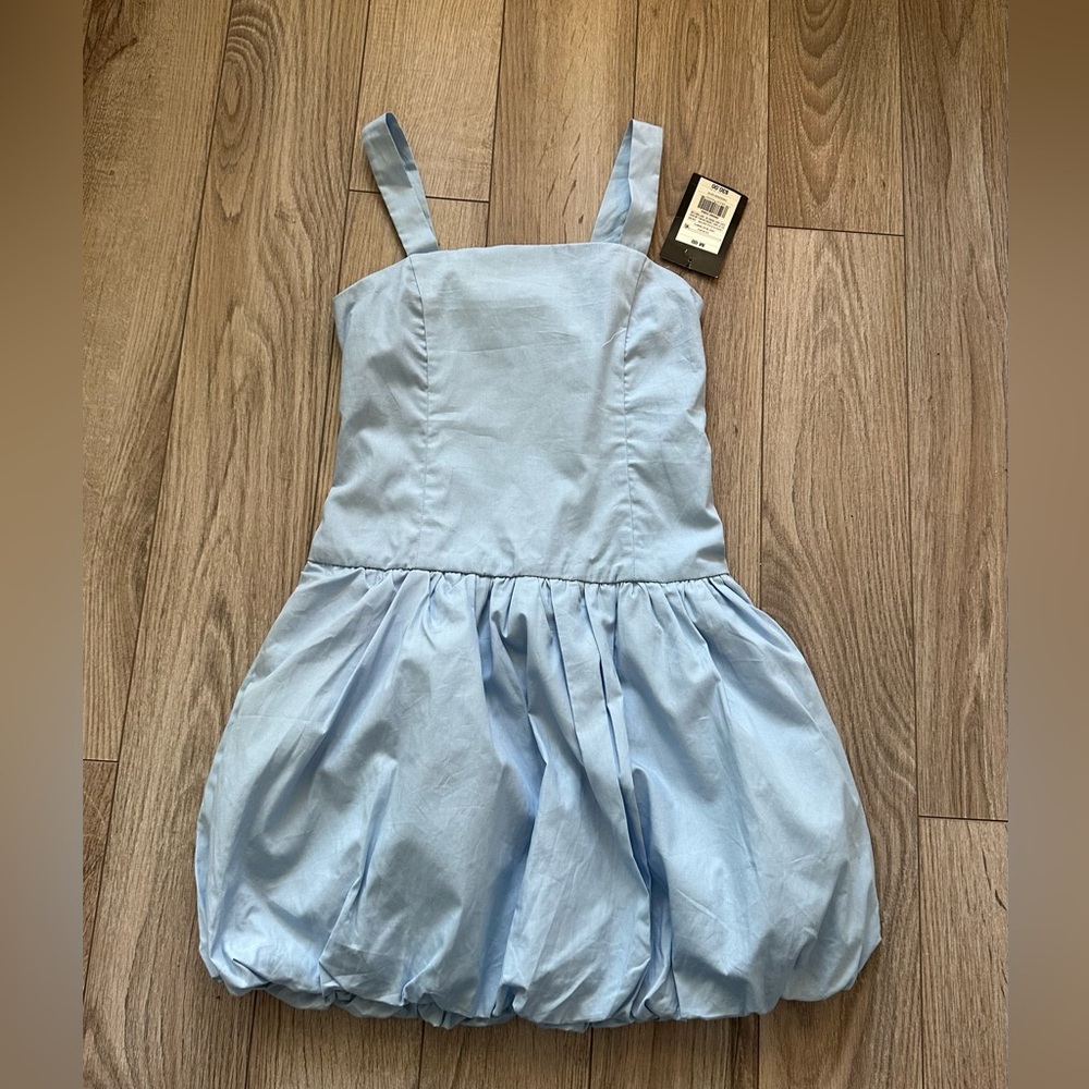 Art Class Light Blue Bubble Hem Dress NWT Size 8